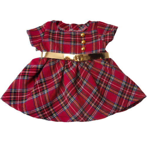 Karierter Rock & Gürtel für 18 Zoll American Girl Puppenoutfit Kleidung Kinderspielzeug - Bild 3 von 6