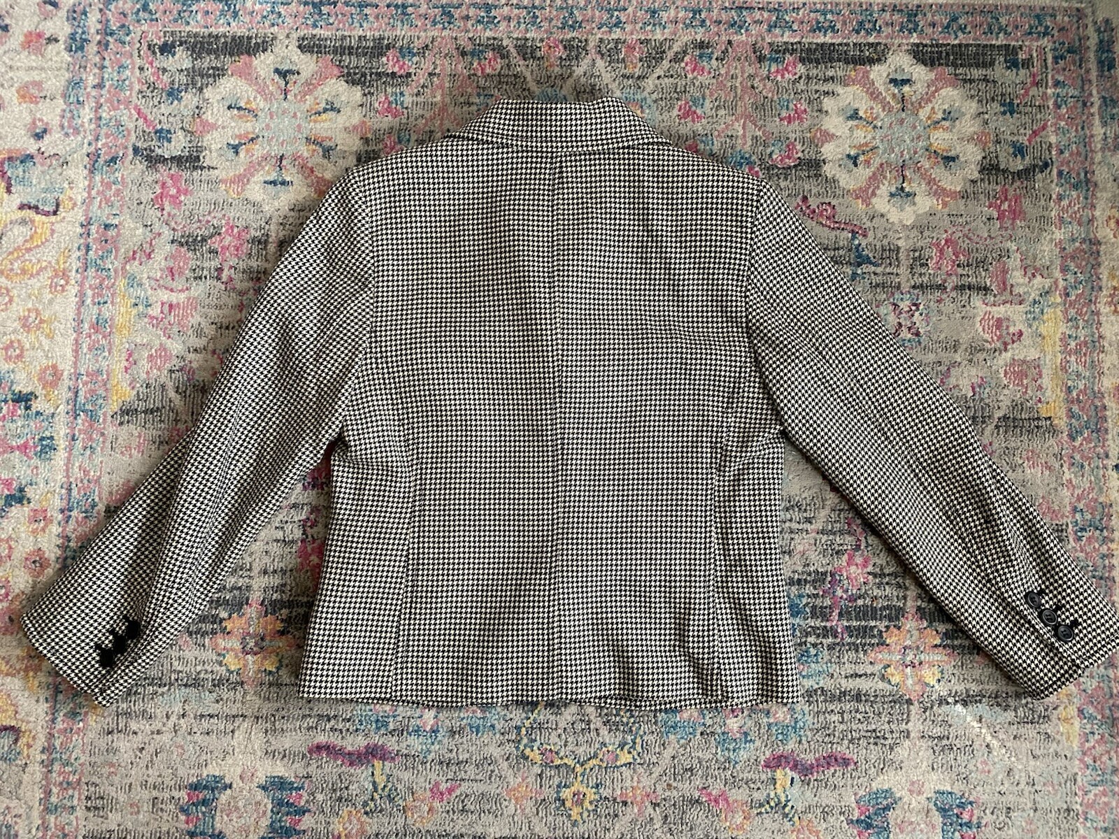 Pendleton 100% Wool Lined Pant Suit Houndstooth J… - image 11