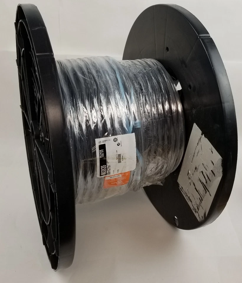 100ft Alpha M3835 BK005 CABLE 10Conductor 16AWG BLACK 600V Multi-Conductor NEW - Image 3 of 4