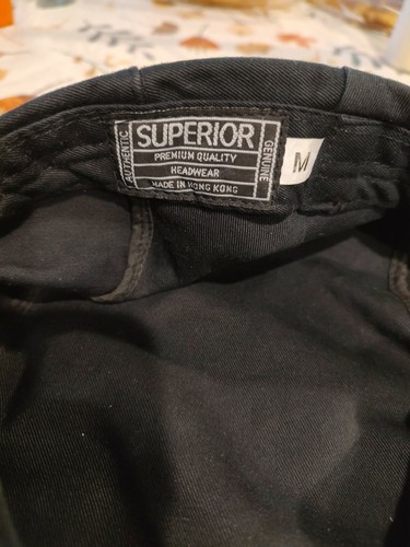 Superior Black Flat Cap - Picture 6 of 7