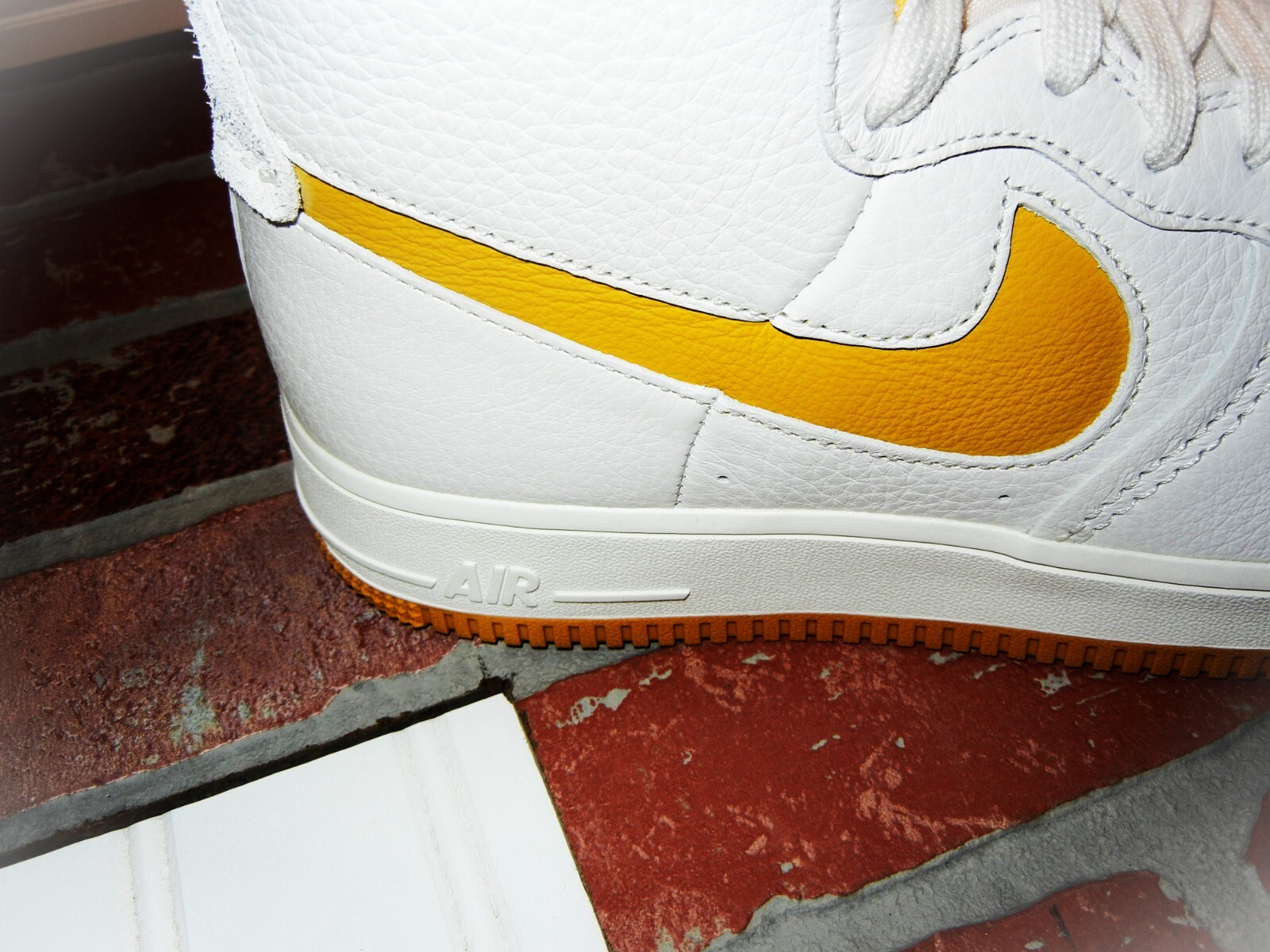 NIKE AF1 SCULPT Phantom / Yellow Ochre Sail SOLD OUT Air Force One AUTHENTICATED