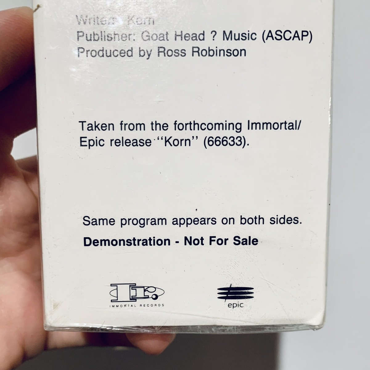 激レア　KORN Demo デモ　カセットテープ 激レア KORN Demo デモ カセットテープ - メルカリ