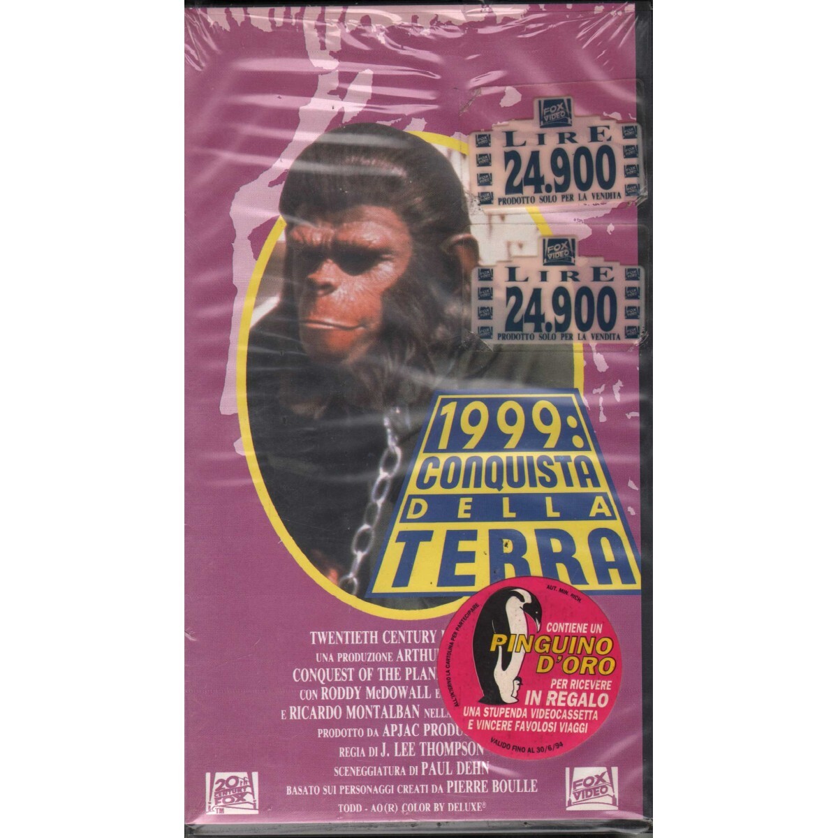 1999 Conquest of the Earth VHS J. Lee Thompson Univideo - 113715 Sealed