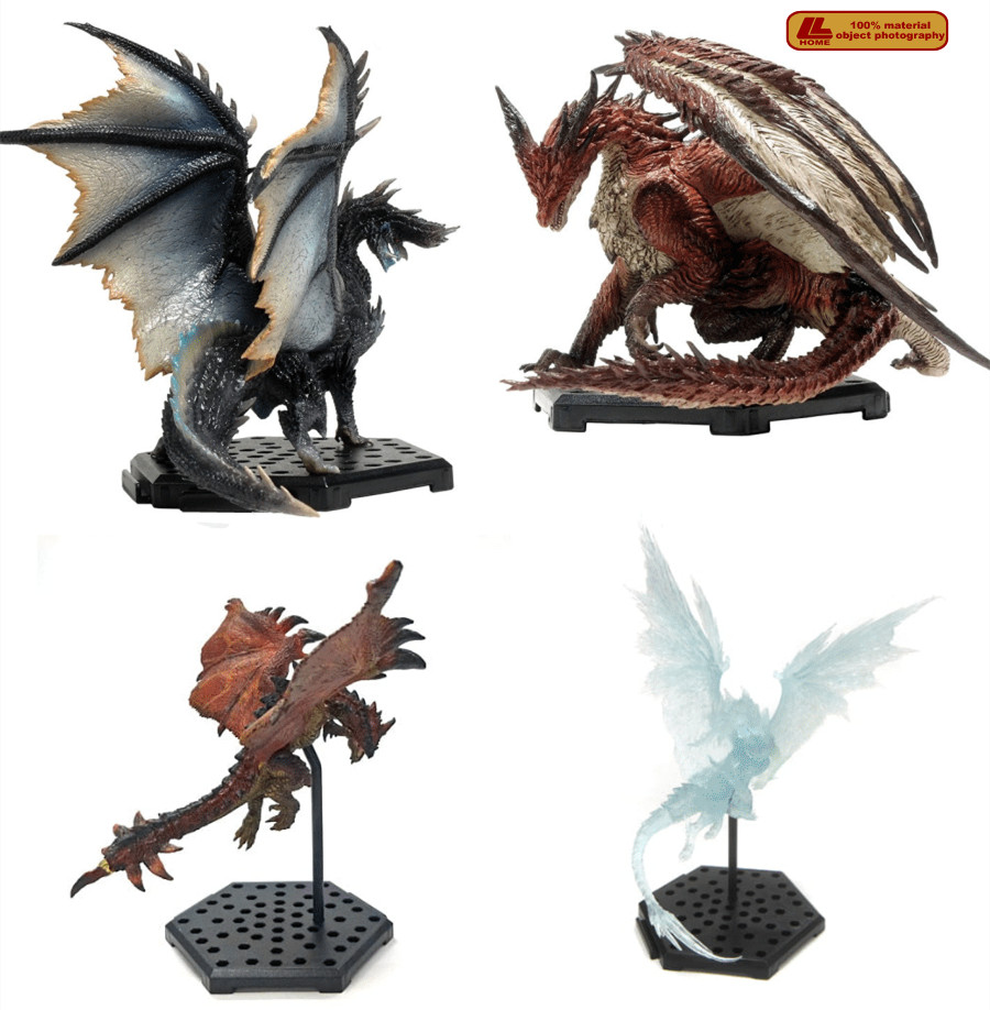 Game Monster Hunter World Rise Gashapon Diablos Cake Topper Figure Statue  Gift 