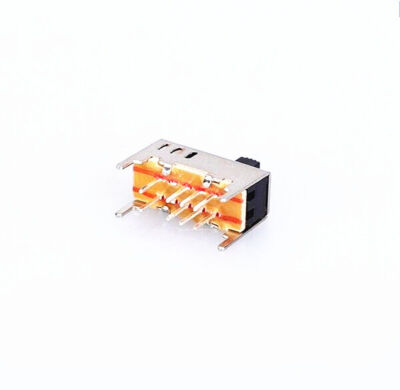 10Pcs 5mm High Knob 8 Pin 3 Position DP3T Vertical Slide Switch SS23D03-G5 #F13