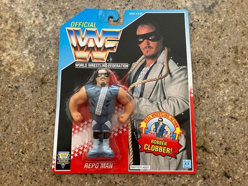 1992 Hasbro WWF Repo Man Figure - Clear Plastic Bu...