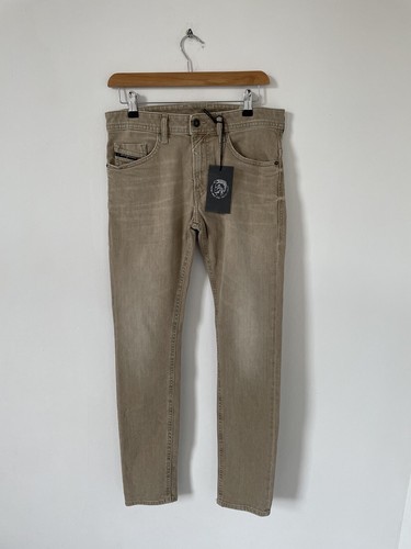 NEW Diesel Thommer SP Beige Jeans Slim 