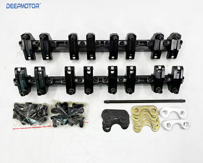 Deepmotor Aluminum 1.6 Ratio Shaft Mount Roller Rocker Arm  Chevy SBC 350 400