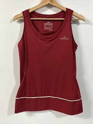 Kathmandu Ladies Size 12 driMOTION Singlet/Tank - New no Tags - Quality - Pocket