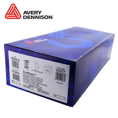 Avery Dennison 08908 1'' Heavy Duty Natural Tagging Fasteners Barbs