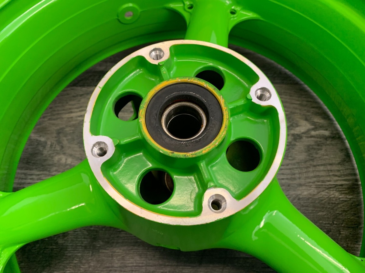 Kawasaki 1998-2002 ZX6R ZX6G ZX6J Ninja OEM Rear Wheel Rim Green
