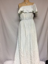 Guess BELLE ONE-SHOULDER DRESSW72K50D2GZ1 Size Small Summer sky wash NWT