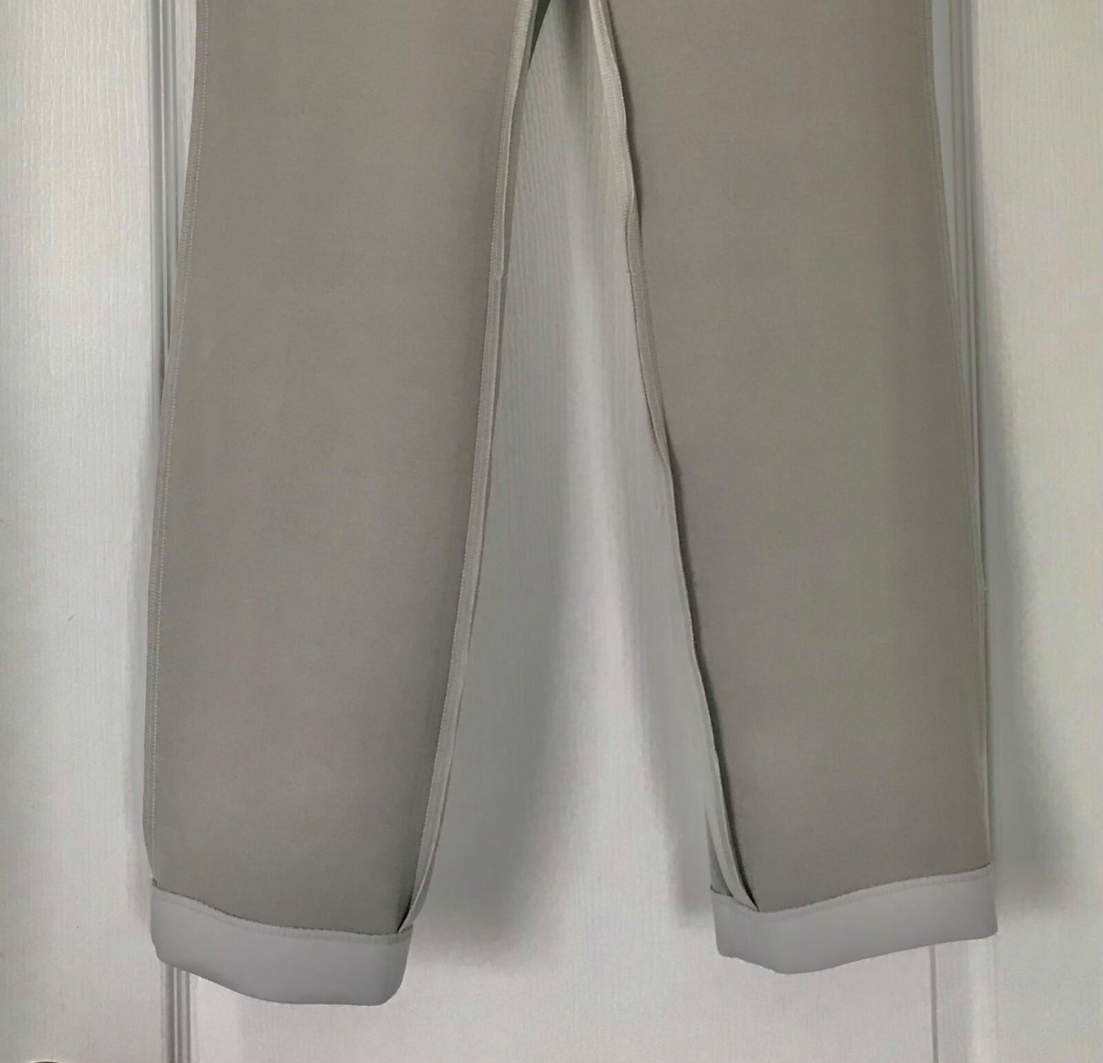 EXPRESS Light Heather Gray polyester spandex stre… - image 20