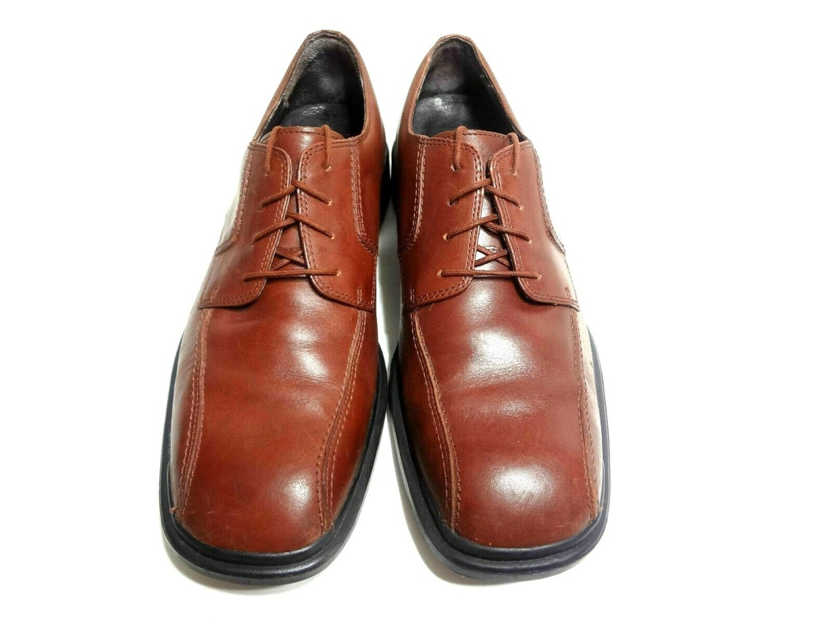 Rockport 9.5 Mens Brown Leather Oxford Dress Casual Shoes | eBay display picture 3