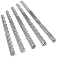 6" Threaded Aluminum Tube 5/8"-18 L/H & R/H Threads - Radius Rod #2315