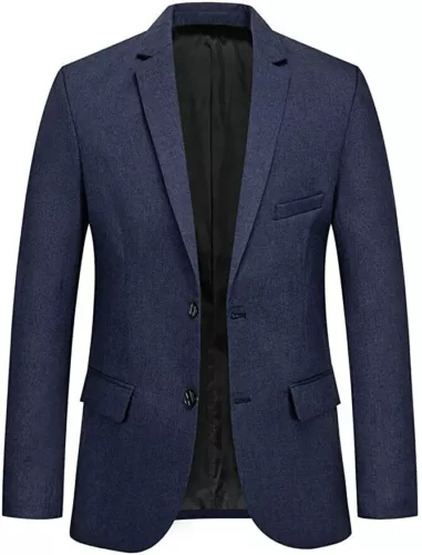 Herren Neu Regular Fit 2 Knopf Maßgeschneidert Business Blazer Leichte Jacke Anzüge - Bild 18 von 31