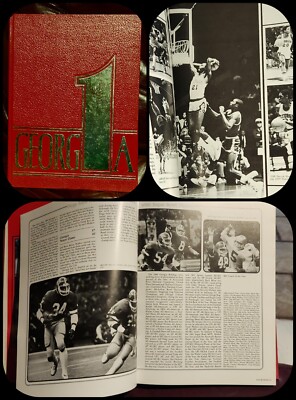 University Of Georgia 1980-81 Yearbook UGA National Champions Hershel Dominique 