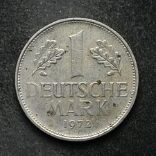1972-D Germany 1 Mark (bb15510)