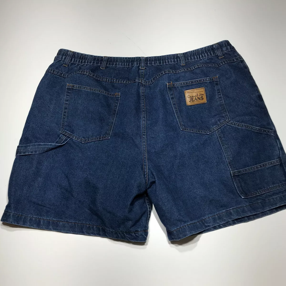 Haband Casual Joe Jeans Shorts Mens Size 46 Blue Denim Carpenter Painter Stretch eBay