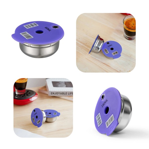 304 tazas de café de filtro PARA TASSIMO HAPPY/VIVY/SUNY/MYWAY SERIES juegos reutilizables