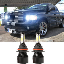 4-Sides LED Headlight for Dodge RAM 1500 2500 3500 1994-2000 2001 High Low Beam