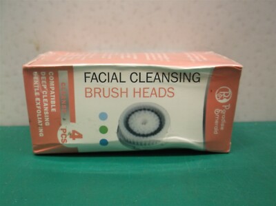 Paradise Emerald 4-Pieces Clarisonic Replacement Facial Cleansing Brush Heads