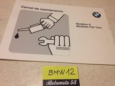 BMW Série K et flat twin, carnet maintenance et garantie vierge neuf édition 92
