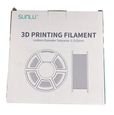 Sunlu 3D Printing Filament Uniform Diameter Tolerance +0.02mm Black