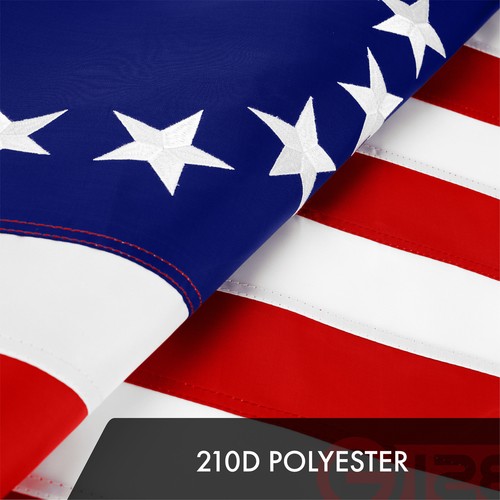 G128 Betsy Ross Flagge 2,5 x 4 Fuß ToughWeave Serie bestickt 300D Polyester - Bild 4 von 7