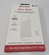 Invisible Shield ZAGG Ultra Clear Glass Samsung Galaxy S 6.7" 2020 NEW In Box