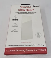 Invisible Shield (ZAGG) Ultra Clear+ Glass Samsung Galaxy S 6.7" 2020 NEW In Box