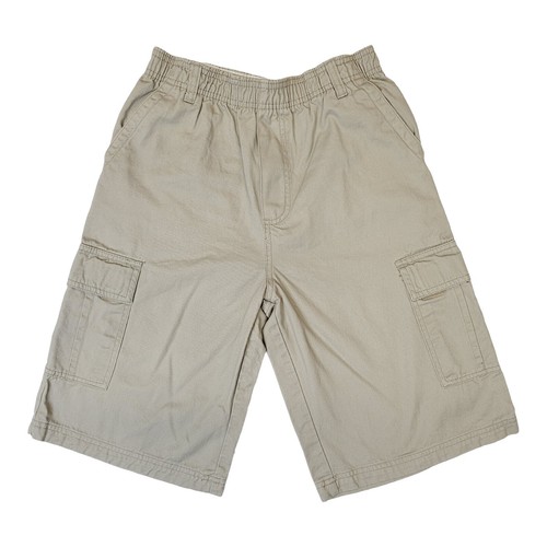 Short cargo en toile à motif de camouflage tropical