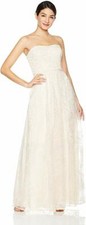 NEW Social Graces Women's Sequin Embroidery Lace Strapless Evening Dress Size:6
