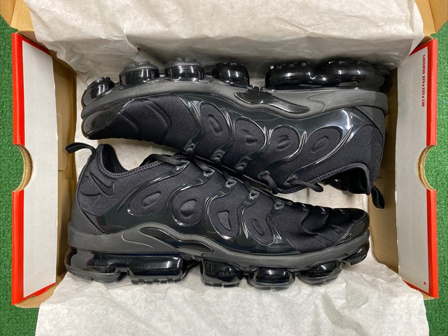 Size 14 - Nike Air VaporMax Plus Triple Black 2018 for sale online | eBay