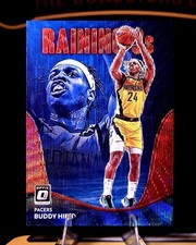 2022-23 Panini Donruss Optic Basketball Raining 3s Red Wave Prizm Buddy Hield #3