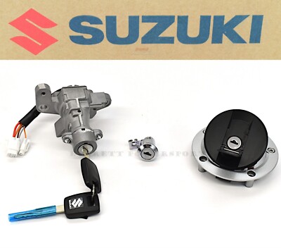 Ignition Switch Lock Set GSXS1000 16-17 OEM Suzuki Gas Cap Helmet