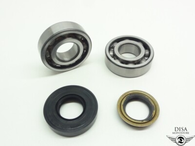 Crankshaft bearing set C4 bearing + simmer rings for MBK booster 50