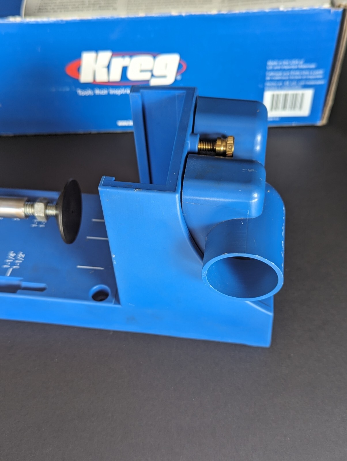 Kreg K4 System Pocket Hole Jig w/ Guide Portable Base Vacuum Port eBay