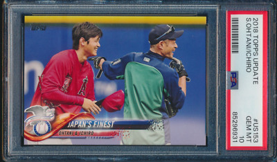 PSA 10 SHOHEI OHTANI/ICHIRO SUZUKI 2018 Topps Update Japan's