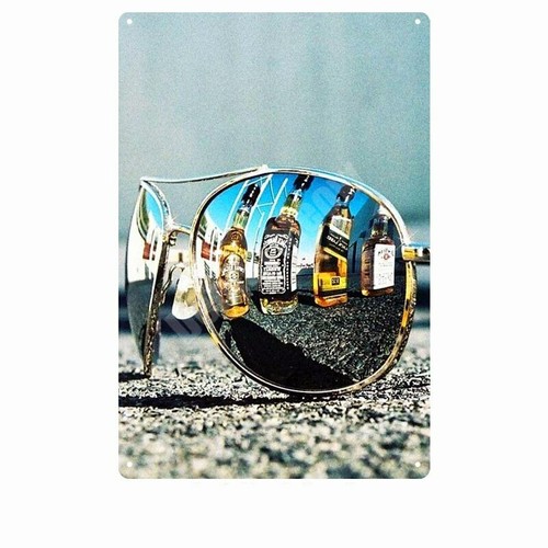 Plaque Murale Vintage En étain 30x20 Cm - Thème Générique Multicolore