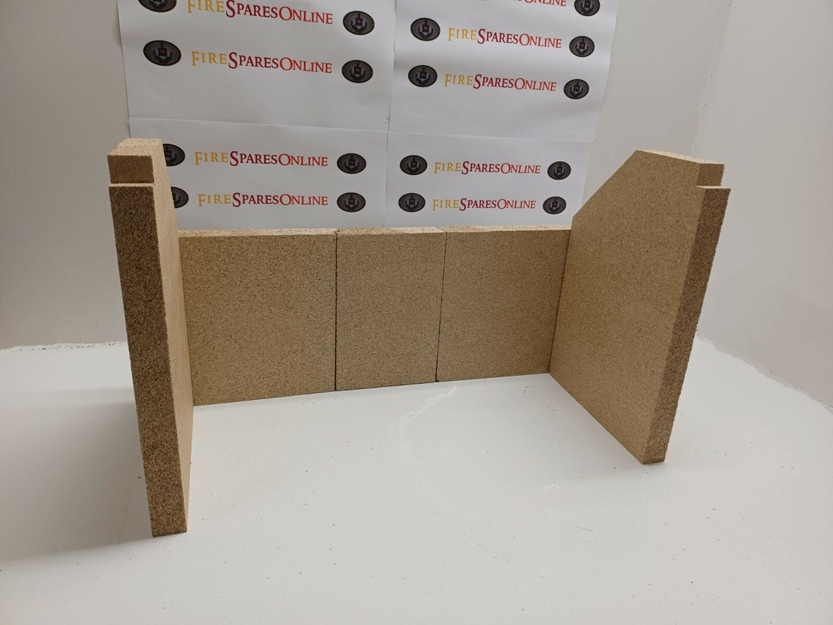 Portway 2 Contemporary Replacement Stove Bricks. Check sizes on pic b4  purchase | eBay
