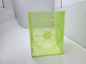 2X MINT NEW XBOX 360 Authentic Replacement Clear Green Game Case OEM W/Sleeve
