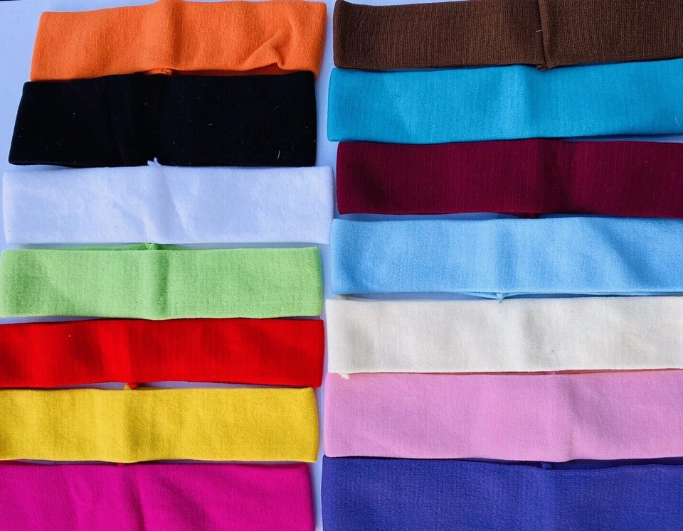 U Pick- 25 piezas Diadema Algodón Elástico Suave Lycra Bebé Niña Mujer Deportes Yoga Foto 2 de 4
