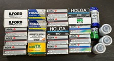 Vintage 35mm 120 Expired FILM Agfa Ilford Holga Kodak Fujifilm Lomography lot