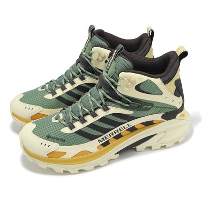 Merrell Moab Speed 2 Mid GTX Gore-Tex Vibram Hedge Green Men Outdoors J037793