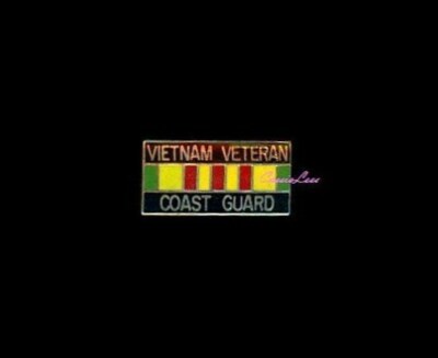 US Coast Guard VN Vet + a custom promo pin 