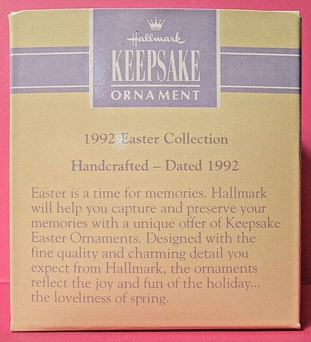 Hallmark Ornamento Pasqua 1992 Coniglietto NIPOTE - Foto 7 di 10