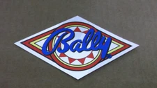 Classic Bally Pinball Machine Coin Door Decal GREAT FOR ANY RESTORATION