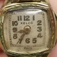 Vintage Kelco Womens Wrist Watch Swiss  AS IS
