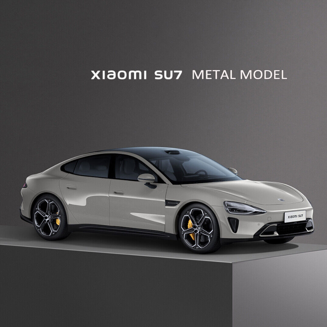 1:18 XIAOMI SU7 Official Alloy Car Model Diecast Metal Vehicle